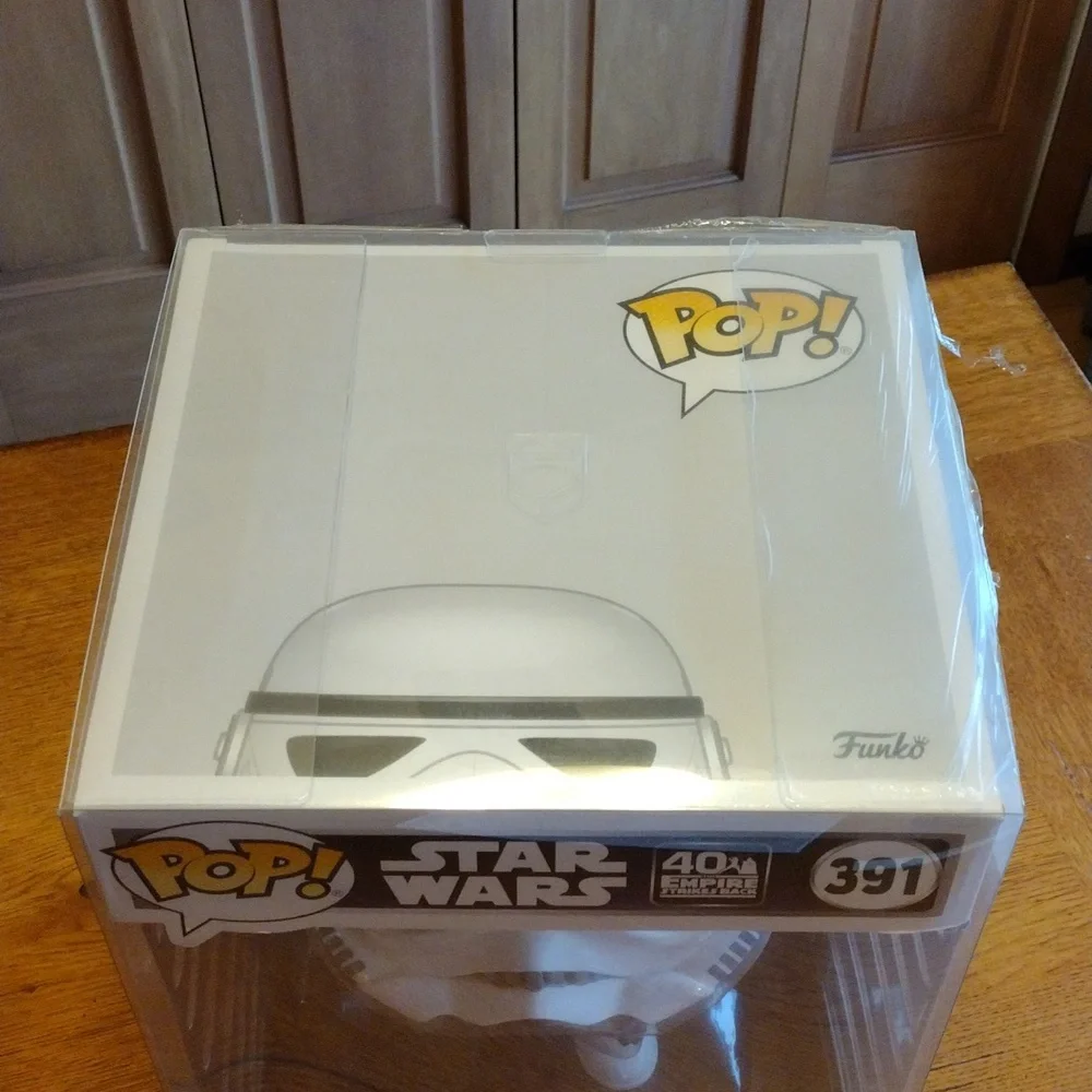 Large 10" Funko Pop STORMTROOPER #391 Star Wars Celebration Bobble Head - Picture 2 of 8